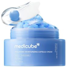 کرم کپسولی آبرسان هیالورونیک اسید و پانتنول مدی کیوب Medicube Hyaluronic Moisturizing Capsule Cream 55G