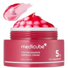 کرم کپسولی روشن کننده و ضد لک مدی کیوب MEDICUBE TXA + Niacinamide Capsule Cream 55G