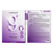 ست ماسک لیفتینگ کامل صورت 4 عددی نامبوزین شماره 9  Numbuzin No.9 NAD Bio Lifting-sil Full Face Mask