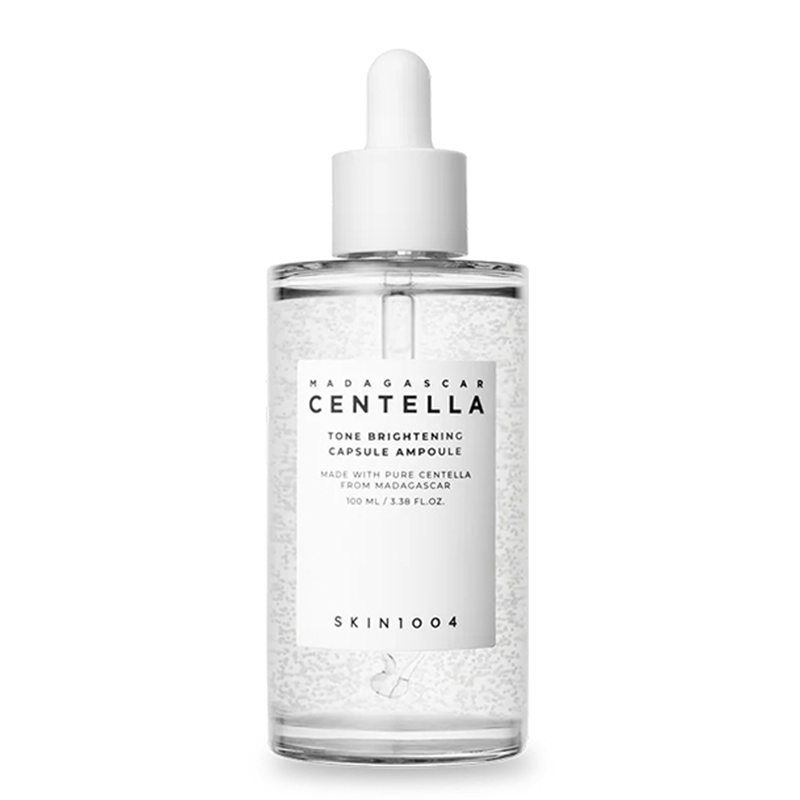 آمپول روشن‌کننده و آبرسان سنتلا SKIN1004 Madagascar Centella Tone Brightening Capsule Ampoule 100ML