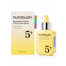 سرم ضد آفتاب و روشن کننده فوری پوست نامبوزین Numbuzin No.5 Glutathione Vitamin Tone Up Sun Serum SPF50 Plus PA 4 Plus 30ML