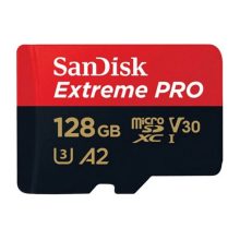 کارت حافظه SanDisk microSDXC سن دیسک مدل Extreme PRO کلاس A2 استاندارد UHS-I U3 سرعت 200MBs ظرفیت 128 گیگابایت