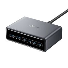 شارژر رومیزی انکر مدل A2683 ظرفیت ۲۰۰ وات Anker Prime 200W 6-Port GaN Desktop Charger (A2683)