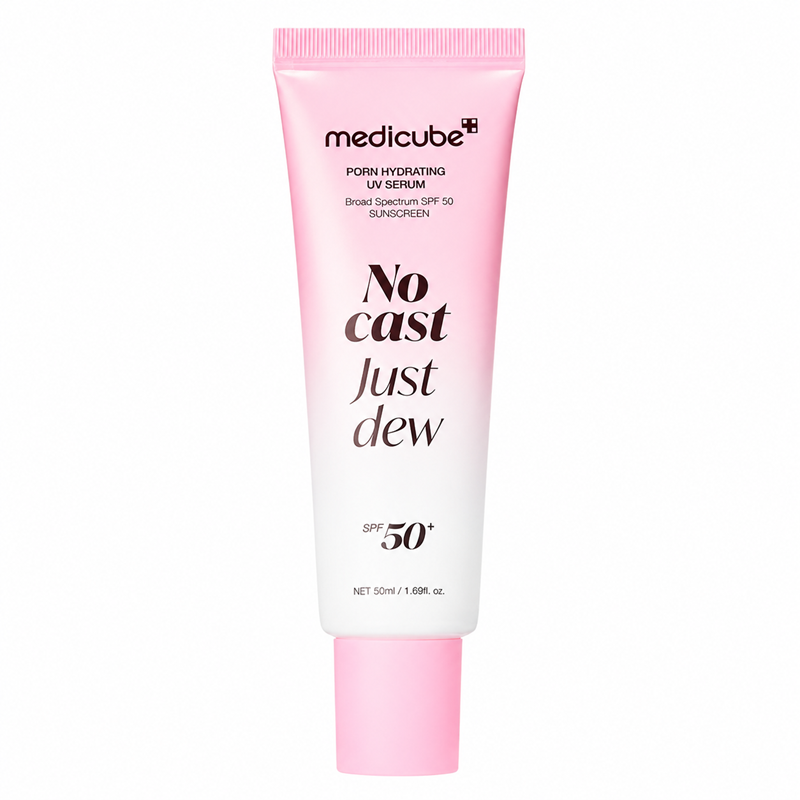 سرم ضدآفتاب PDRN و آبرسان مدیکیوب Medicube No Cast Just Dew PDRN Hydrating UV Sun Serum