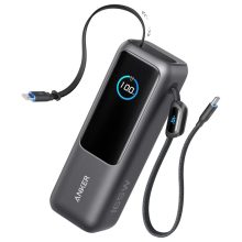 پاوربانک انکر مدل A1695 ظرفیت 25000 میلی آمپر ساعت توان 165 وات Anker A1695 Laptop Power Bank (25K, 165W, Built-In and Retractable Cables)